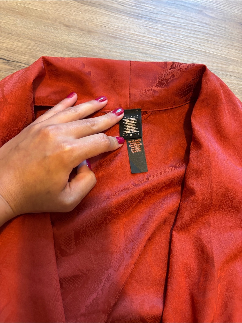 Burnt Orange Robe - Unisex - Picture 3 of 5